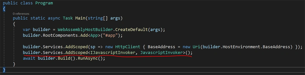 .Net 5 Blazor WASM - Calling JavaScript From C# And Vice Versa