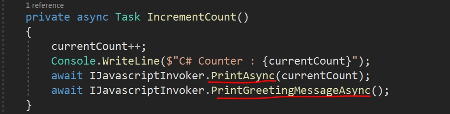 .Net 5 Blazor WASM - Calling JavaScript From C# And Vice Versa