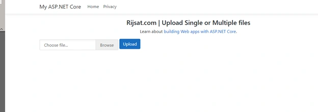 File Upload Insights And Upload Single Or Multiple Files In ASP.NET Core Razor Pages