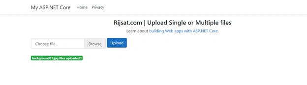 File Upload Insights And Upload Single Or Multiple Files In ASP.NET Core Razor Pages