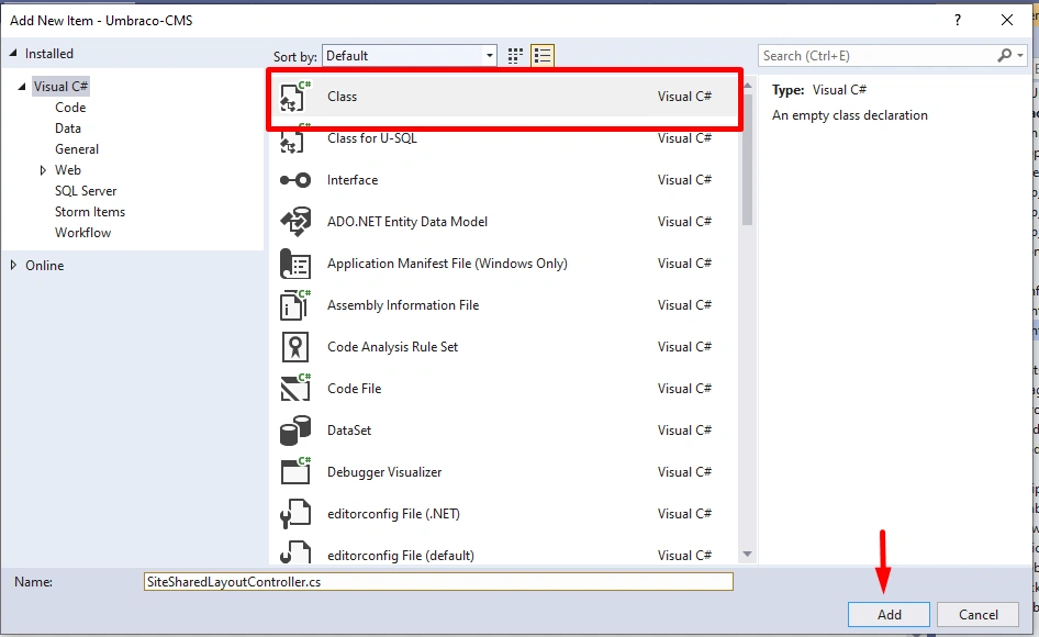 Learn Creation Of Master Template In Umbraco CMS