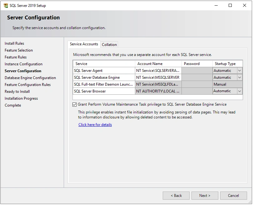 Server Config