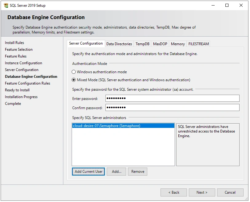DB Config