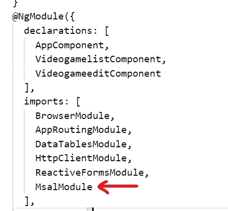 Add MSAL for Angular