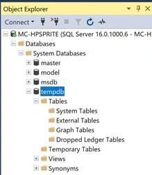How to access TempDB