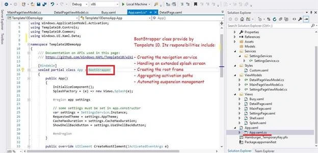 Template 10 for UWP