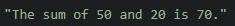 Embedded expressions