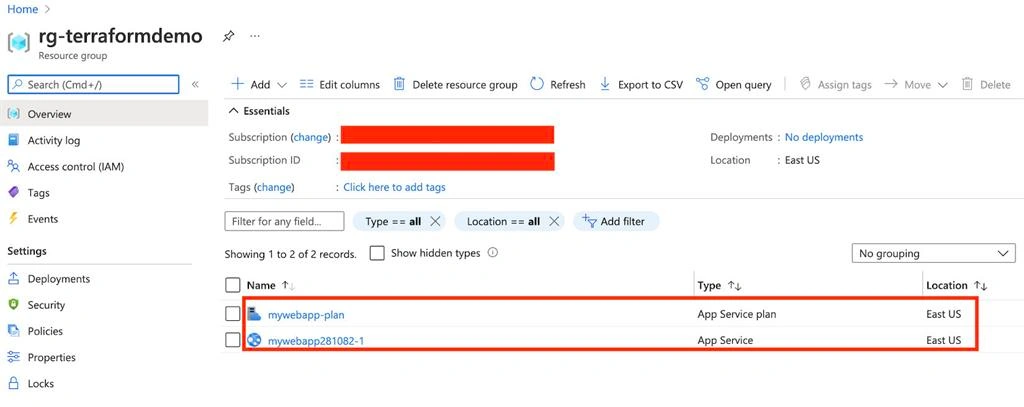 Terraform On Azure - Creating A WebApp