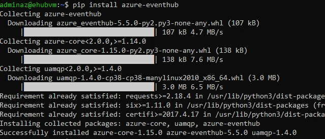 Test Azure Event Hub Using Python Code To Send Or Receive Sample Events
