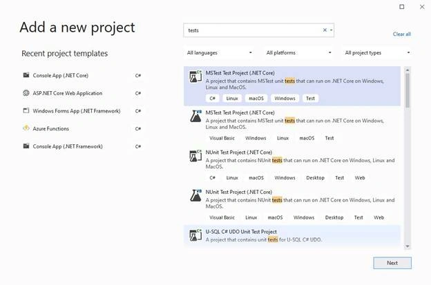 Test Driven Development In Visual Studio 2019