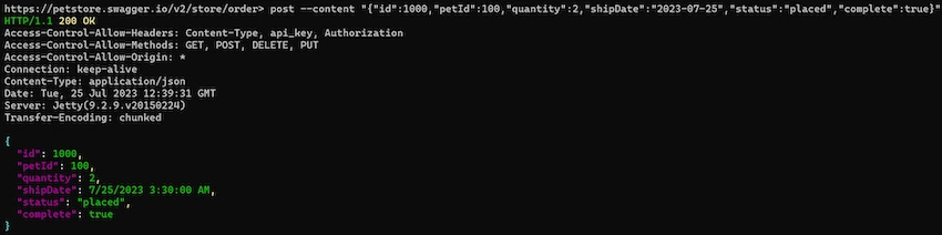 Test Web API using HTTPREPL