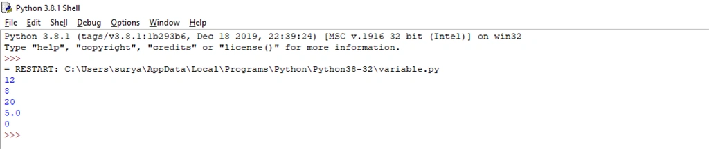 The Basic Operators In Python