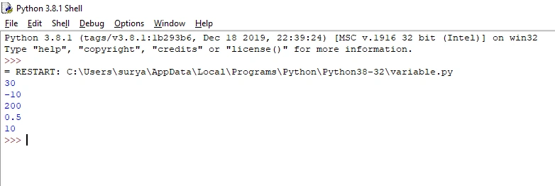 The Basic Operators In Python