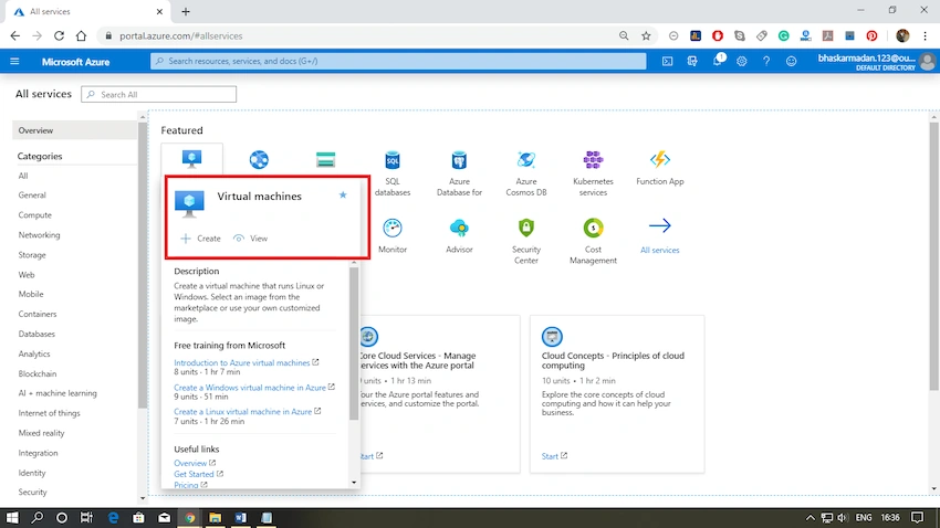 Azure Virtual Machines