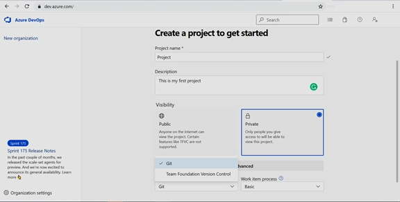 Azure repo