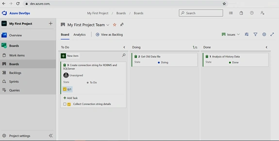 Azure Devops Screenshot