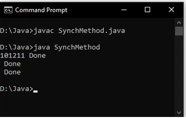 Java Thread Synchronization