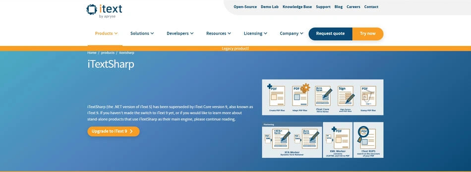 iTextSharp-Homepage