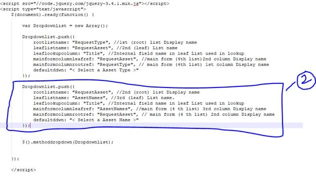 Three Level Cascading Dropdown SharePoint List By Using JavaScript And Script Editor Web Part