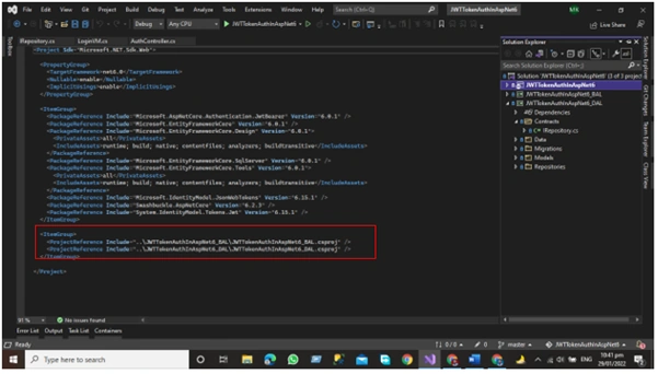 Three Tier Architecture in Asp.net Core 6 Web API