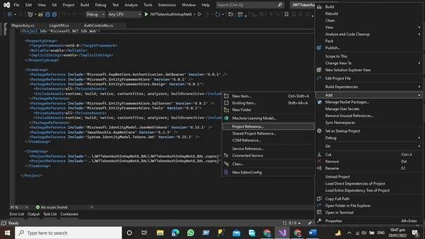 Three Tier Architecture in Asp.net Core 6 Web API