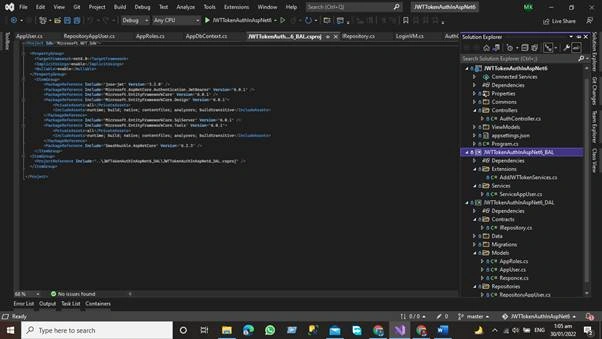 Three Tier Architecture in Asp.net Core 6 Web API