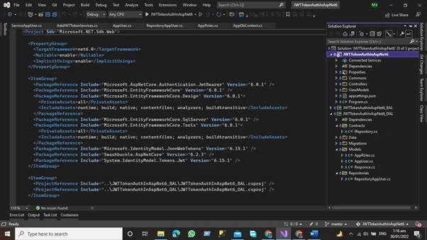 Three Tier Architecture in Asp.net Core 6 Web API