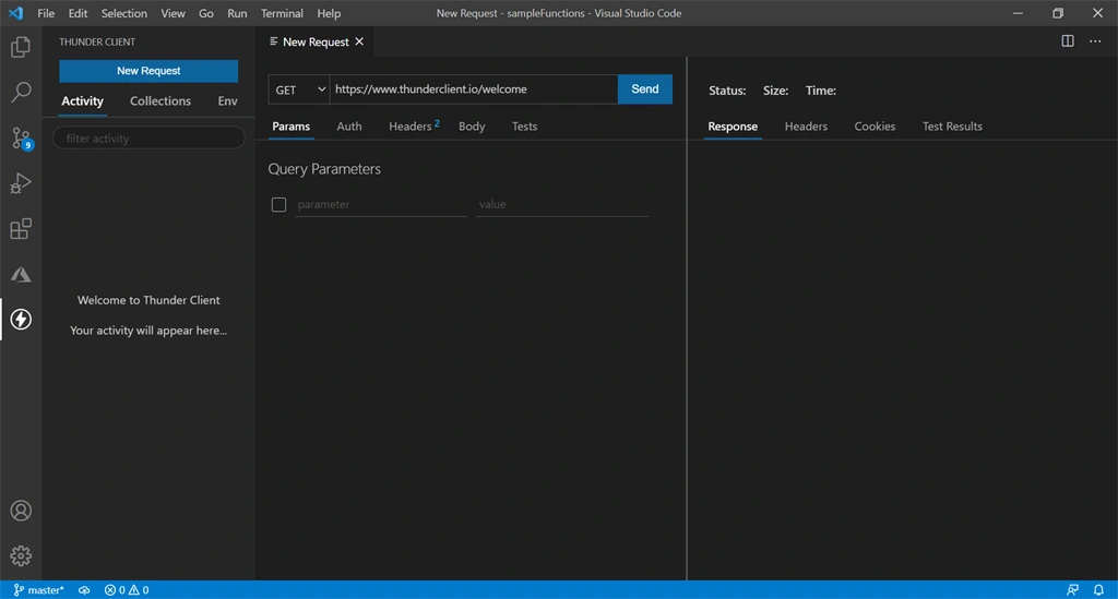 Thunder Client UI