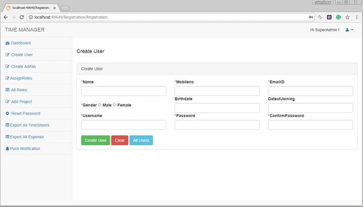 Timesheet Project