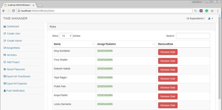 Timesheet Project