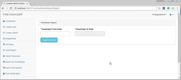 Timesheet Project