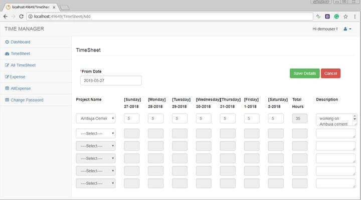 Timesheet Project