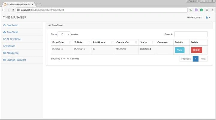 Timesheet Project