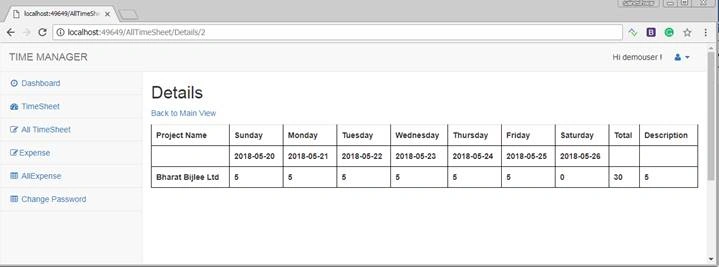 Timesheet Project