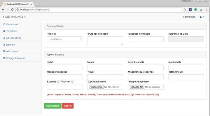 Timesheet Project