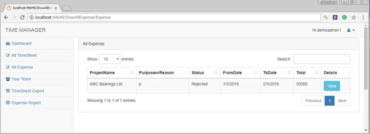 Timesheet Project