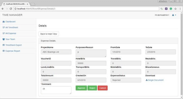 Timesheet Project