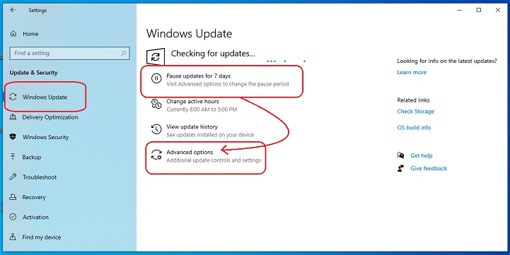 Stop Updates