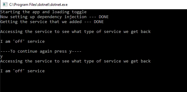 Toggling Code With IoC