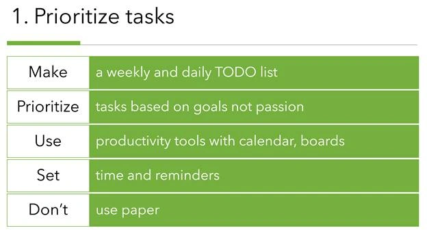 Top 10 Tips To Increase Productivity