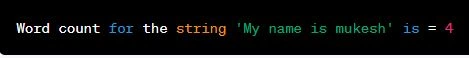 Getwordcountmethod