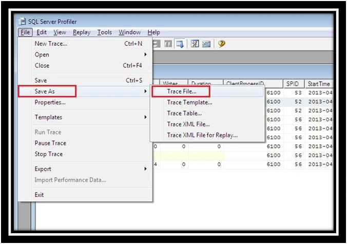 Trace File