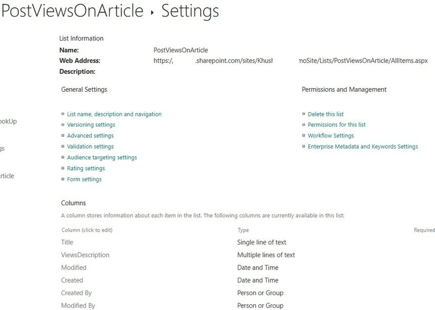 PostViewsOnArticle 