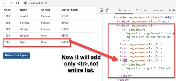 TrackBy With ngFor Directive In Angular Application