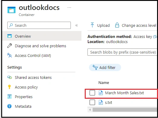 Outlook docs