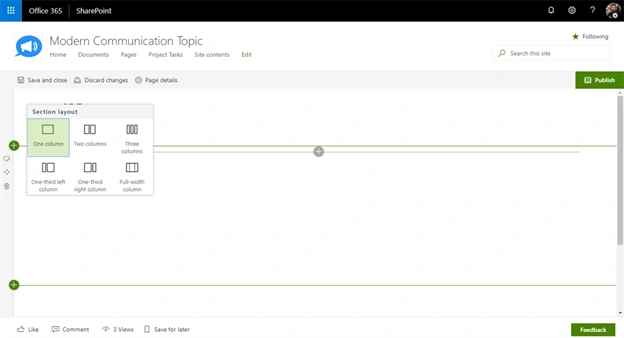 Transform Classic SharePoint Pages to Modern Look and Feel
