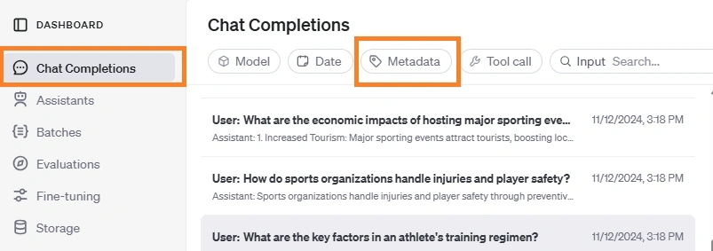 Metadata