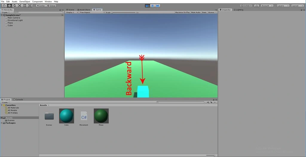 Transforming Objects Movement Using C# Scripts In Unity