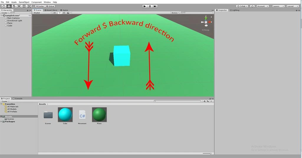 Transforming Objects Movement Using C# Scripts In Unity