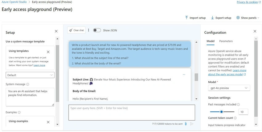 Email generation